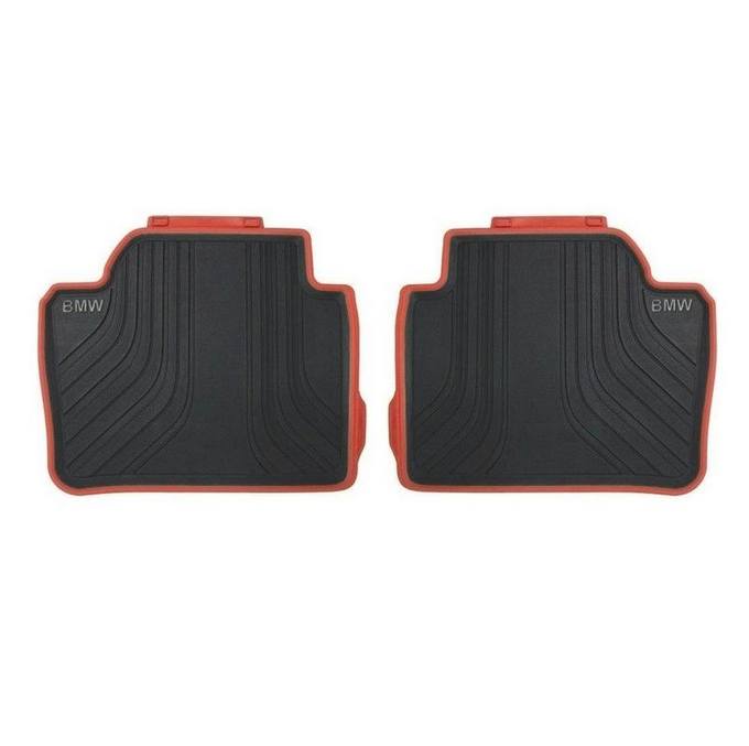 BMW Floor Mat Set - Rear (Black - Carpeted) 51472350422